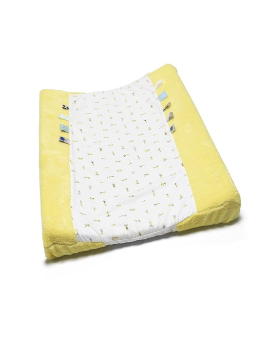 Mooie jurk Trouwens inrichting Snoozebaby happy dressing changing mat cover limoncello - The Little Ones